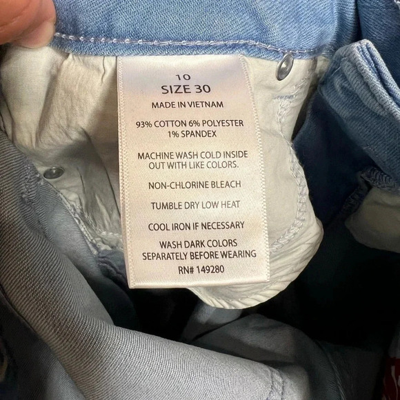 SLINK Women's Curvy Ankle Jegging Jeans Size 10 Light Blue Denim - Picture 11 of 11